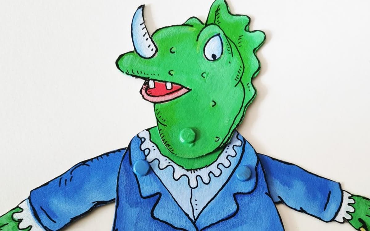 Alex Rochereau，根据Philippe Corentin绘本《爸爸！》创作的关节木偶，©l'école des loisirs