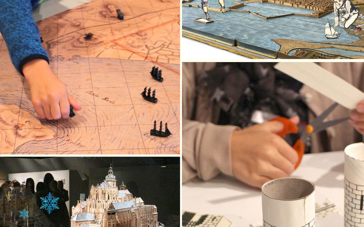 立体模型博物馆圣诞假期手工坊