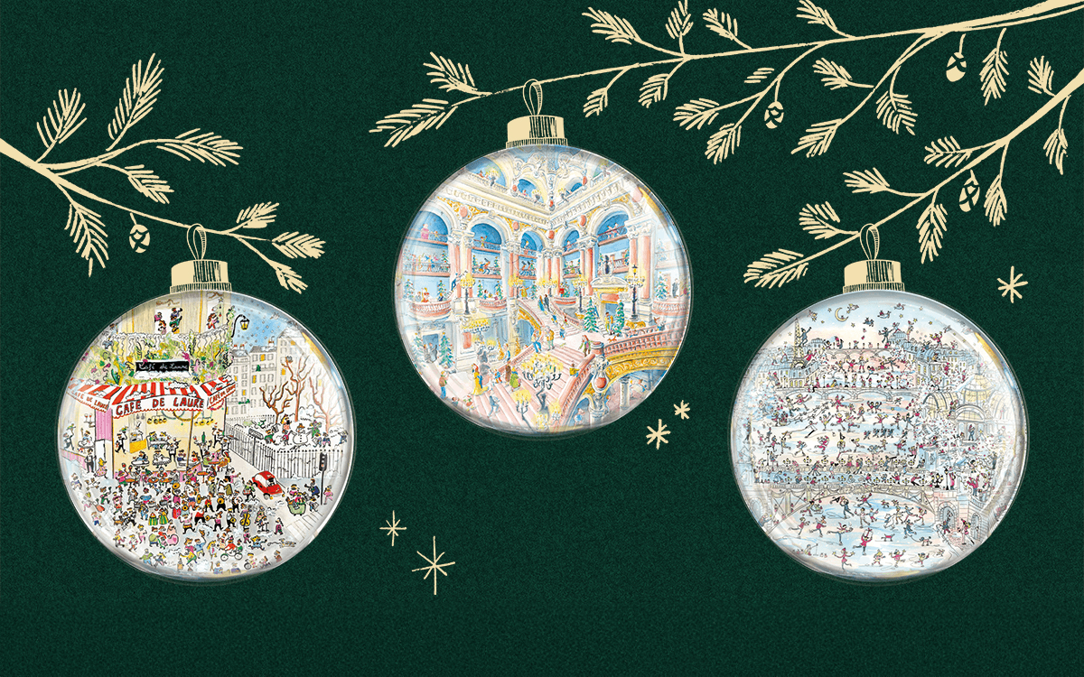 My Little Paris 巴黎圣诞市场：趣味互动插画游戏