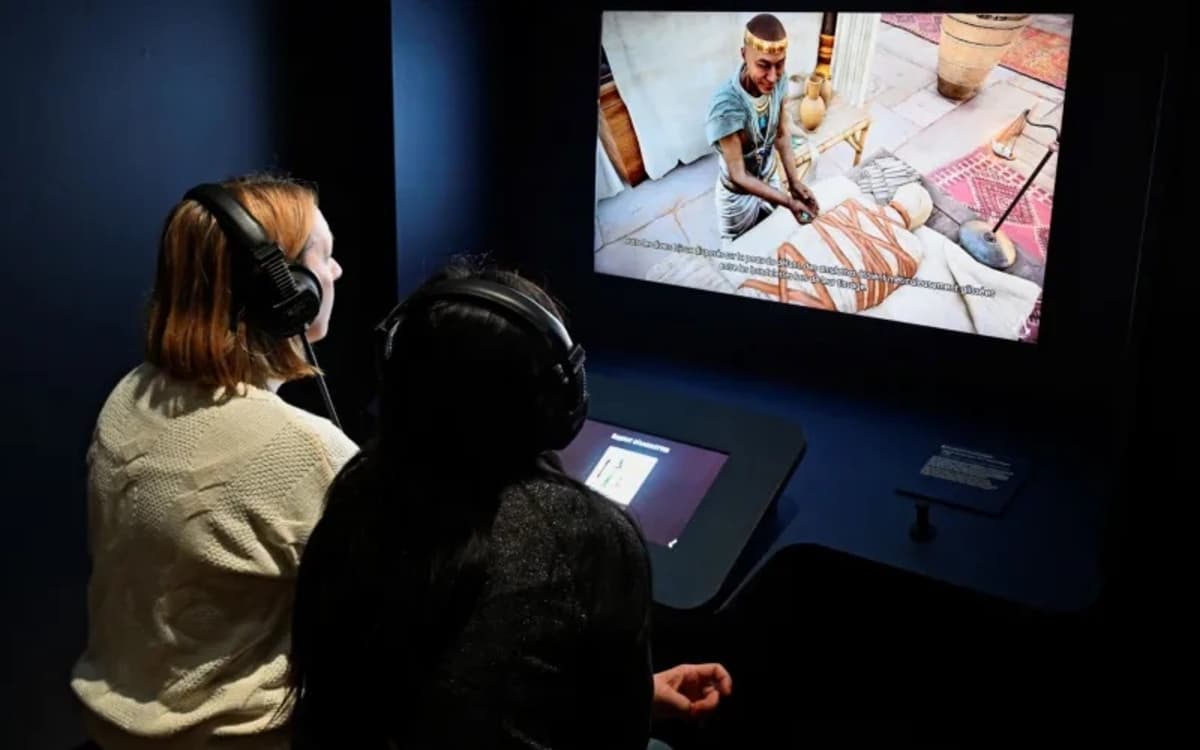 育碧娱乐《刺客信条》在木乃伊展览中