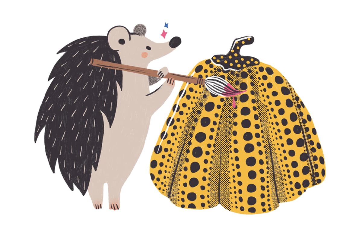 草间弥生主题艺术工坊：波点创意与南瓜创作