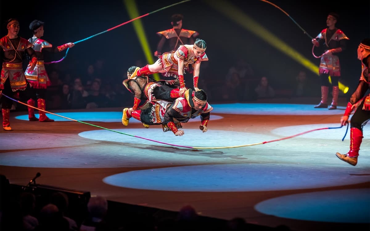 《千禧年》跳绳表演 凤凰马戏团